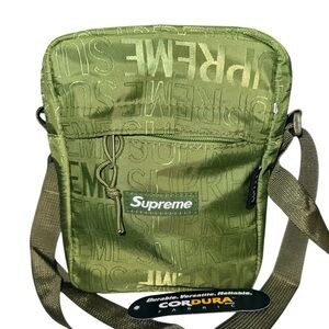 Supreme Khaki Green Messenger Bag